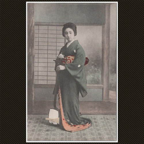 Japanese woman holding - woman,