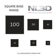 Wargaming square bases full - bases,