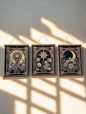 3x Dark Tarot Sun Moon And