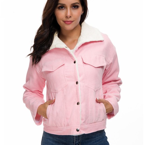 Lady corduroy coat jacket - lady,