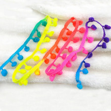 1x Yard 12mm Pom Pom Trim
