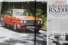 CC 2015 extracted mag article: FORD ESCORT RS2000 Mk2, life story and history of