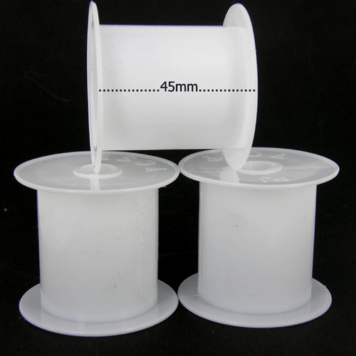 Empty small plastic bobbins - ,