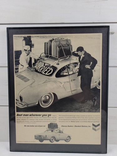 Vintage chevron gasoline - vintage,