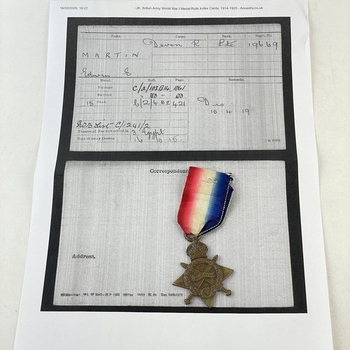 Ww1 1914 star medal - ww1, 1914/15