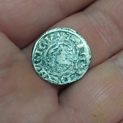 Short cross penny silver - penny,