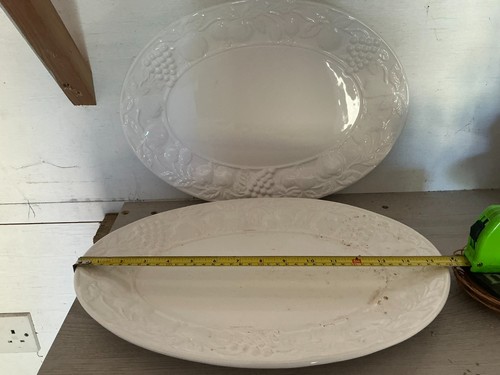 Vintage ceramic oval - vintage, serving