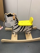 Baby Wooden Toys Zebra Baby Rocker ELC