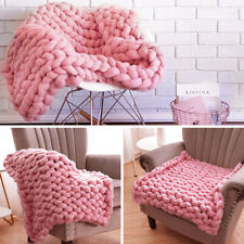Large Chunky Cable Knit Throw