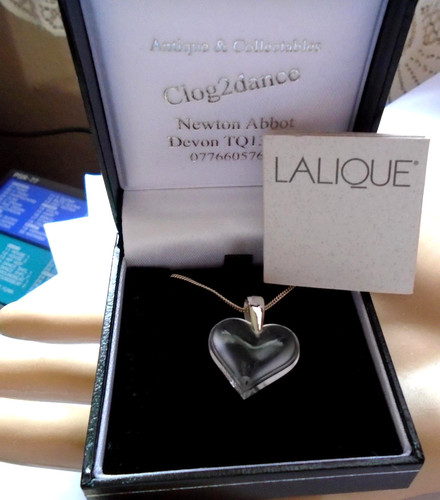 Pendant lalique coeur - pendant,