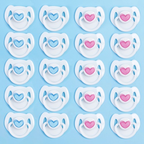50pc magnetic pacifiers dummy - magnetic,