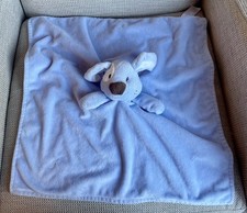Early Days blue dog puppy Comforter Blankie large vintage Primark