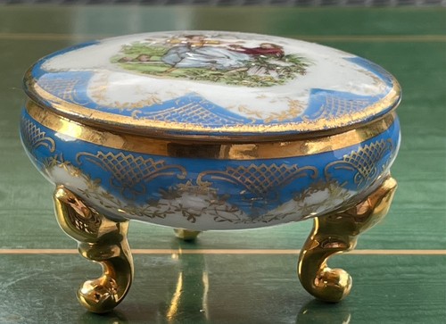 Vintage limoges trinket box - limoges,