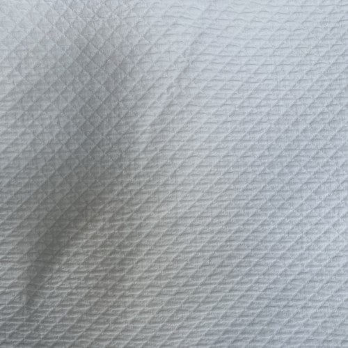 White textured cotton - white,