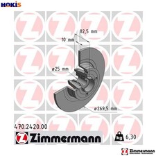 2x BRAKE DISC 470.2420.00 FOR