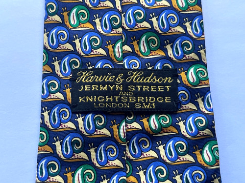 Harvie and hudson silk tie - and,
