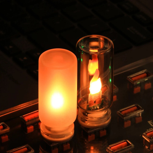 Usb led flame candle light - flame,