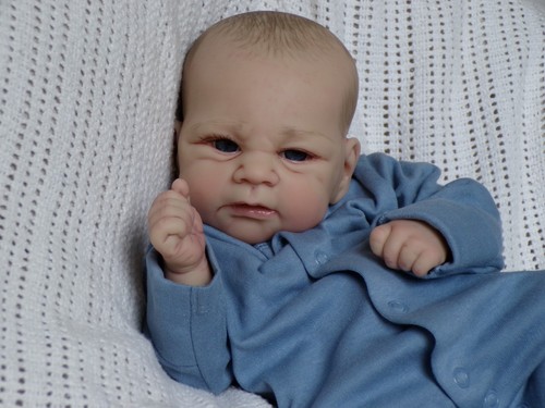 Reborn baby boy doll elijah - baby,