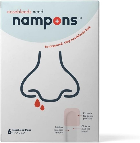 Nampons nosebleed stoppers - nosebleed,