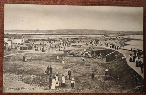 Antique postcard dawlish - postcard,