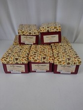 The Steiff Collection by Enesco Porcelain Teddy Bear & Pewter Miniature Figurine