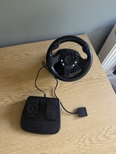 Sony PlayStation 2 Steering Wheel and Pedals Excellent Condition Tested Working