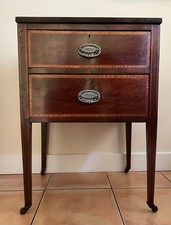 Antique Mahogany Inlaid Cabinet (acceptable condition)