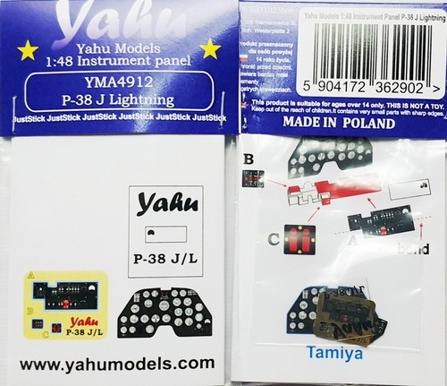 Yahu detail set p 38j - detail, p-38j/l