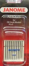 GENUINE JANOME 1600p HD9 SEWING MACHINE NEEDLES HLx5 100/16 PRO HL x 5 - 10 Pack