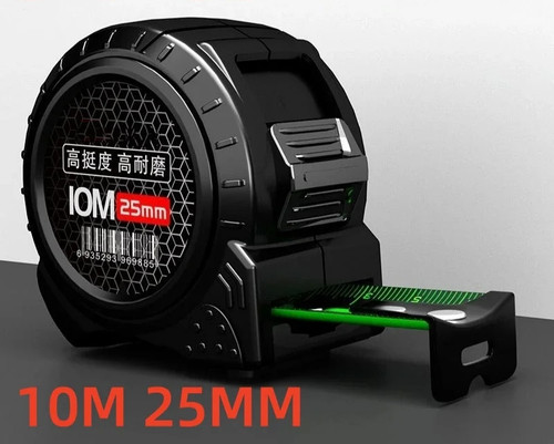 Fluorescent steel tape measure - steel,
