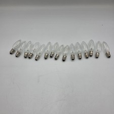 15x Vintage Screw In Christmas Bulbs