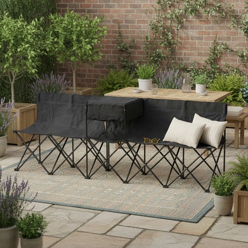 Seater folding sports bench - 6,