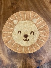 Sass & Belle Lion Head Rug Kids Bedroom Nursery Carpet - Mat Soft Playhouse