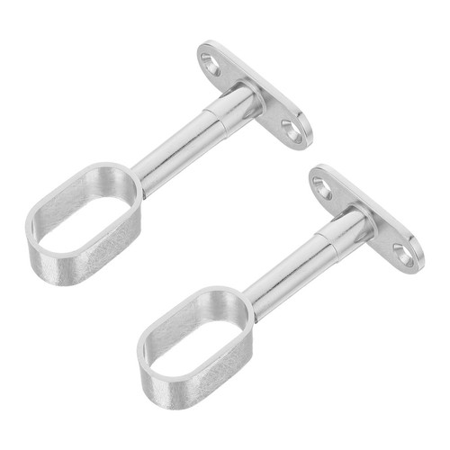 2pcs oval closet - rod, support