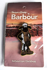 BARBOUR - "Shaun the Sheep" pin badge. Christmas 2024. BRAND NEW.