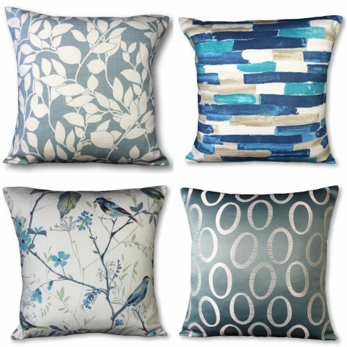 Handmade cushion cover blue - cushion,