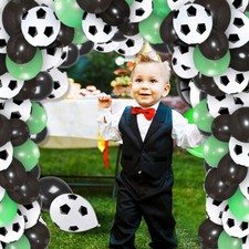 100x Football Balloon Arch