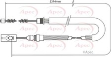 APEC Parking Brake Cable Rear