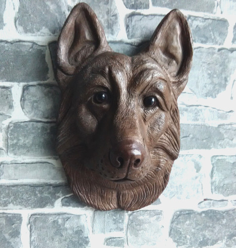 Large bronzed stone german - large,