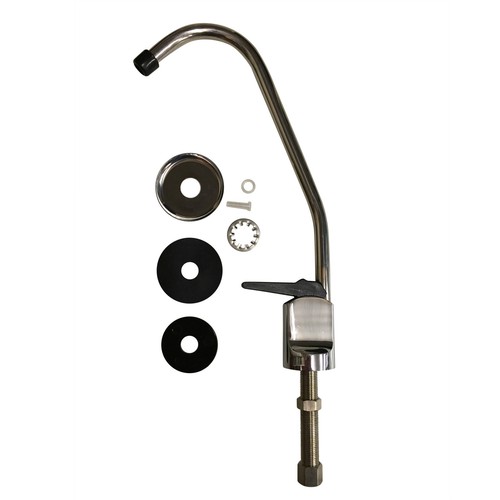 Chrome push button faucet - push,