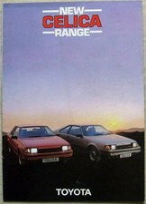TOYOTA CELICA ST COUPE & LIFTBACK Sales Brochure Jan 1982 #00000-90295-BRJAN82
