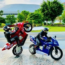 1:6 RC Self-Balancing Racing Motorcycle Stunt Drift Remote Control Motorbike Toy