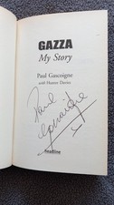 Paul Gascoigne Hand Signed