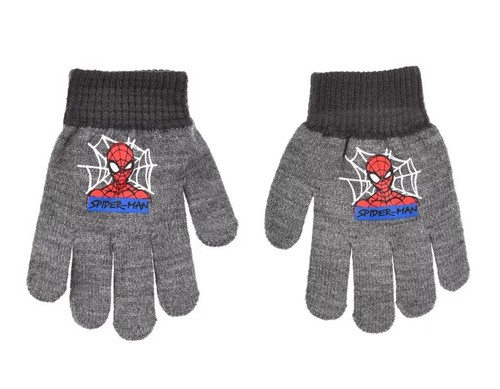 Spiderman kids gloves - ,, grey