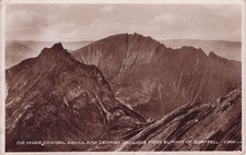 VINTAGE RPPC POSTCARD Goatfell