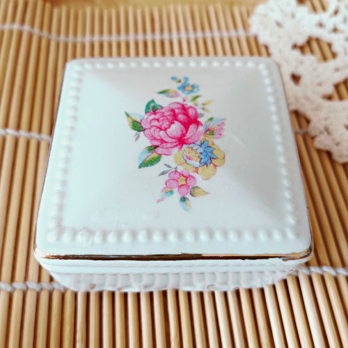 Vintage porcelain square - vintage,