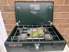 Coleman 424-700 Dual Fuel Double Burner Stove, Camping, Fishing Etc.