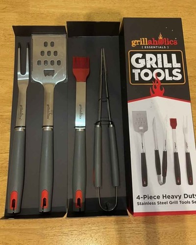 Bbq grill tool - grill, set