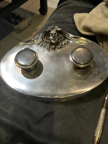 Antique art nouveau - nouveau, white