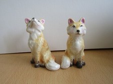 Cath Kidston Fox Cruet Salt & Pepper Set in Box Unused